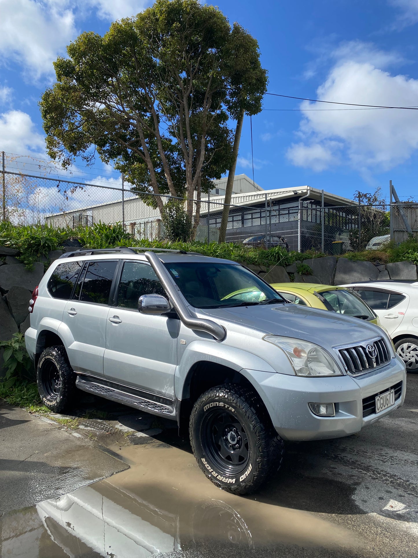 Toyota Landcruiser Prado 2002-2009 Mid Entry Snorkel Kit