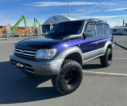 CUSTOM NINEZ Toyota Landcruiser Prado (90 Series) 1KZ Bonnet Entry Snorkel + Airbox Combo