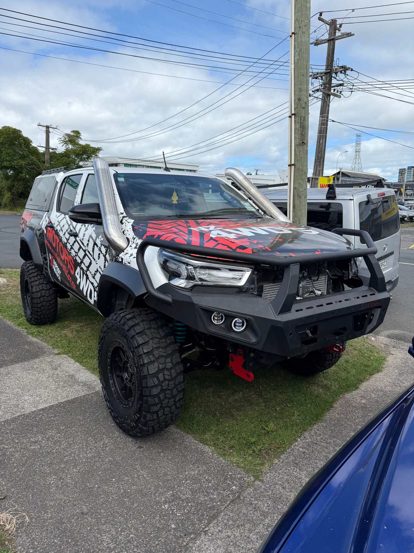 Toyota Hilux N80 2015-2024 5” Short Entry Snorkel Kit