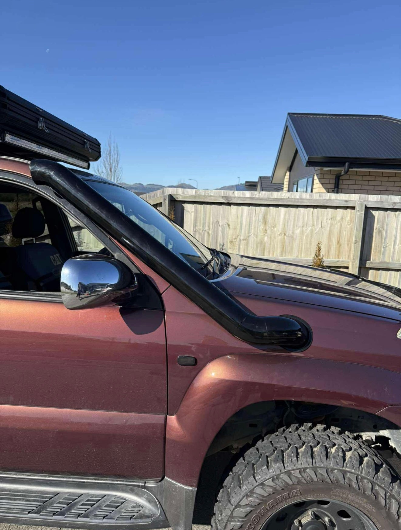 Toyota Landcruiser Prado 2002-2009 Mid Entry Snorkel Kit