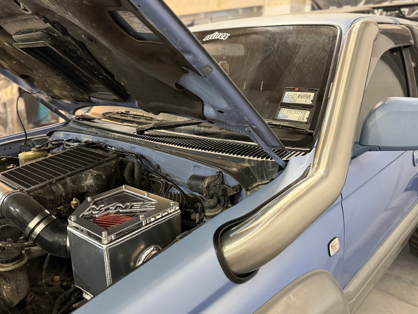CUSTOM NINEZ Toyota Hilux Surf 1KZ Diesel Mid Entry Snorkel Kit