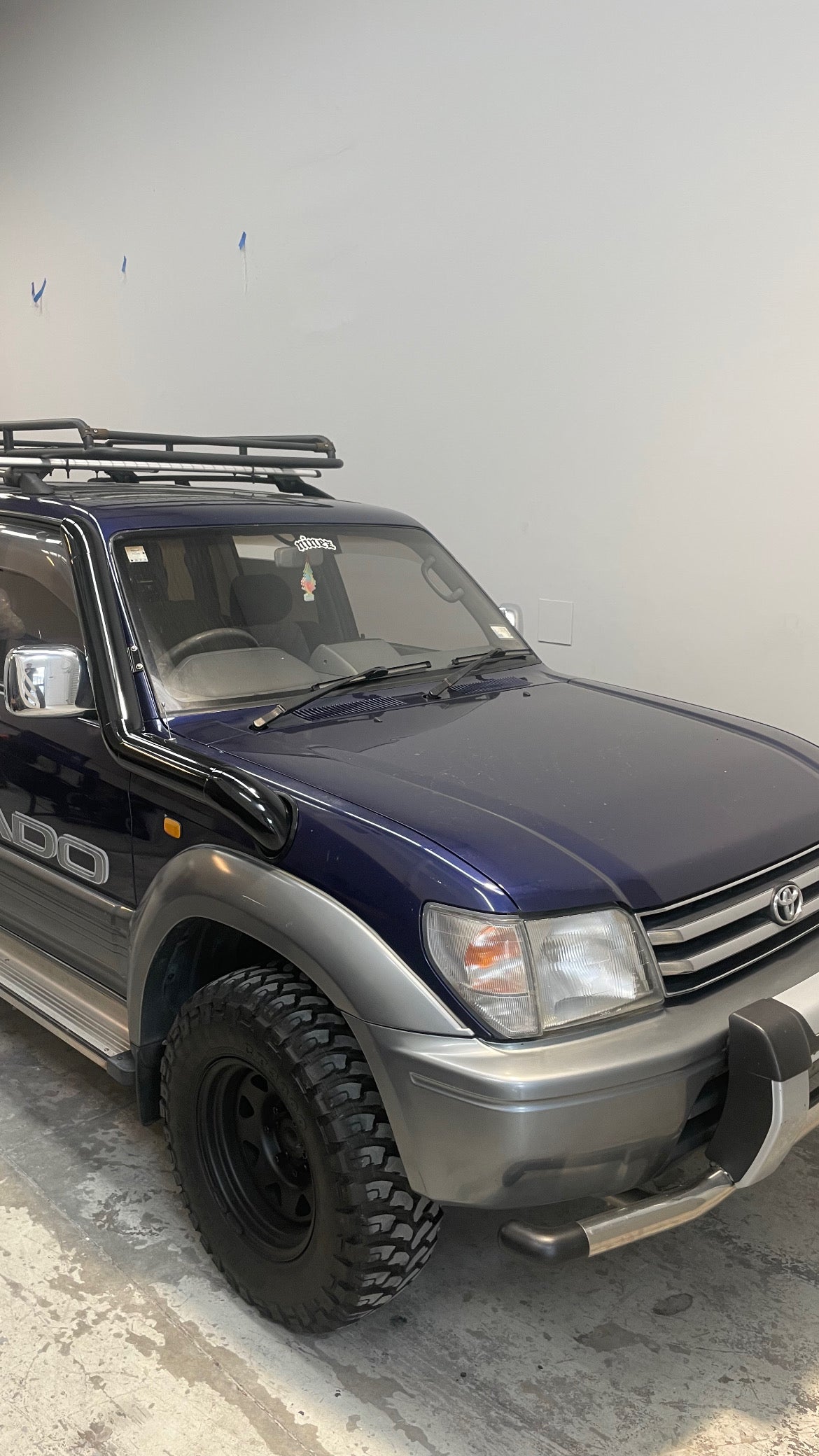 CUSTOM NINEZ Toyota Landcruiser Prado V6 Petrol Mid Entry Snorkel Kit