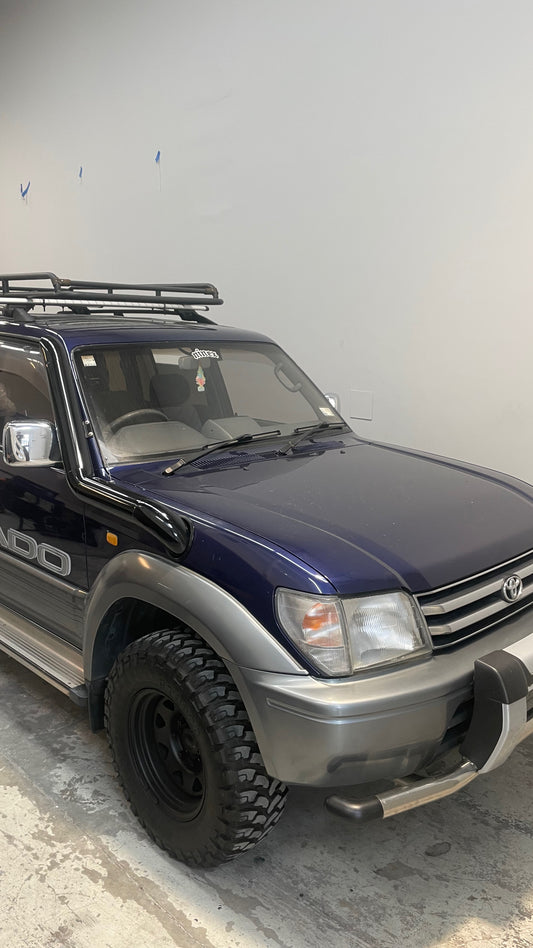 CUSTOM NINEZ Toyota Landcruiser Prado V6 Petrol Mid Entry Snorkel Kit