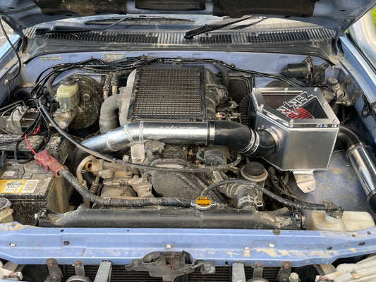 CUSTOM NINEZ Toyota Hilux Surf 1KZ Diesel Mid Entry Snorkel + Airbox Combo